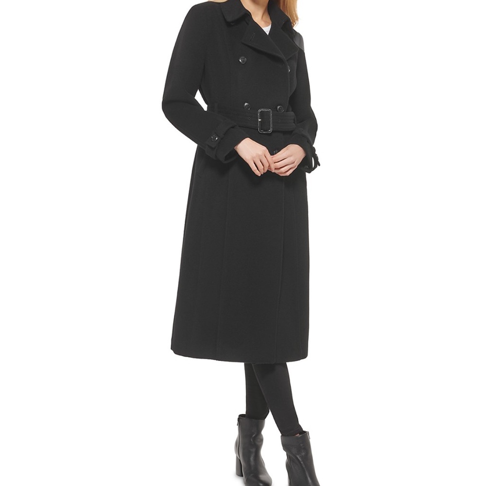 Cole Haan Wool Trench Coat